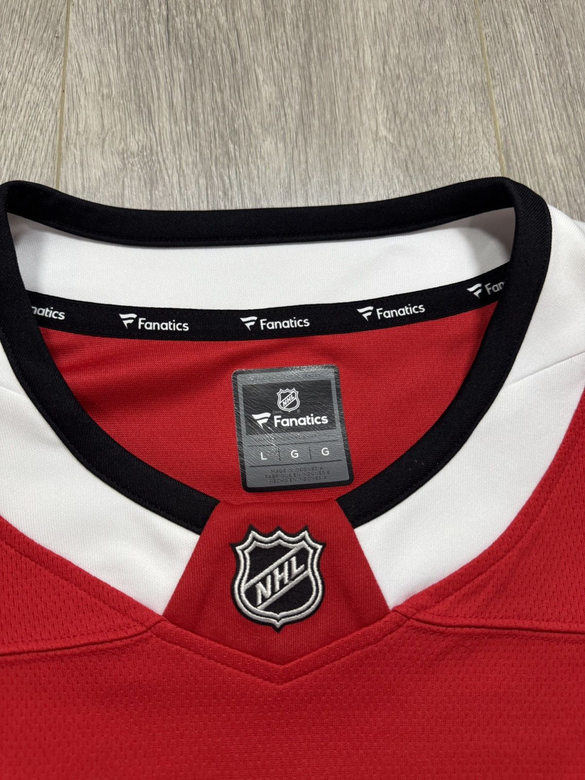 NHL Connor Bedard Chicago Blackhawks NHL Fanatics Jersey Size US L / EU 52-54 / 3 - 3 Thumbnail