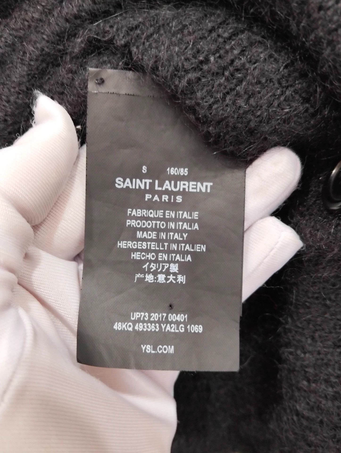 Saint Laurent Paris Saint Laurent Flamingo Intarsia Knit Cardigan S Size S / US 4 / IT 40 - 4 Thumbnail