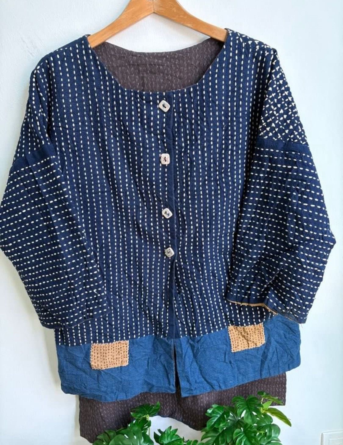 Japanese Brand Vintage Japanese Brands Boro Sashiko Hand Made Dressed Size XL / US 12-14 / IT 48-50 - 1 Thumbnail