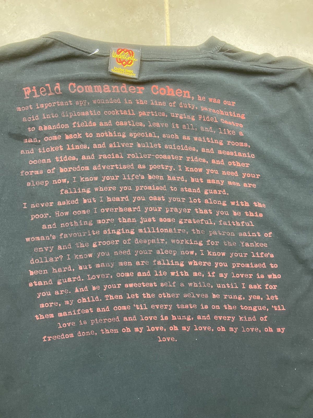 Japanese Brand Field Commander COHEN. T shirt Size US XL / EU 56 / 4 - 6 Thumbnail