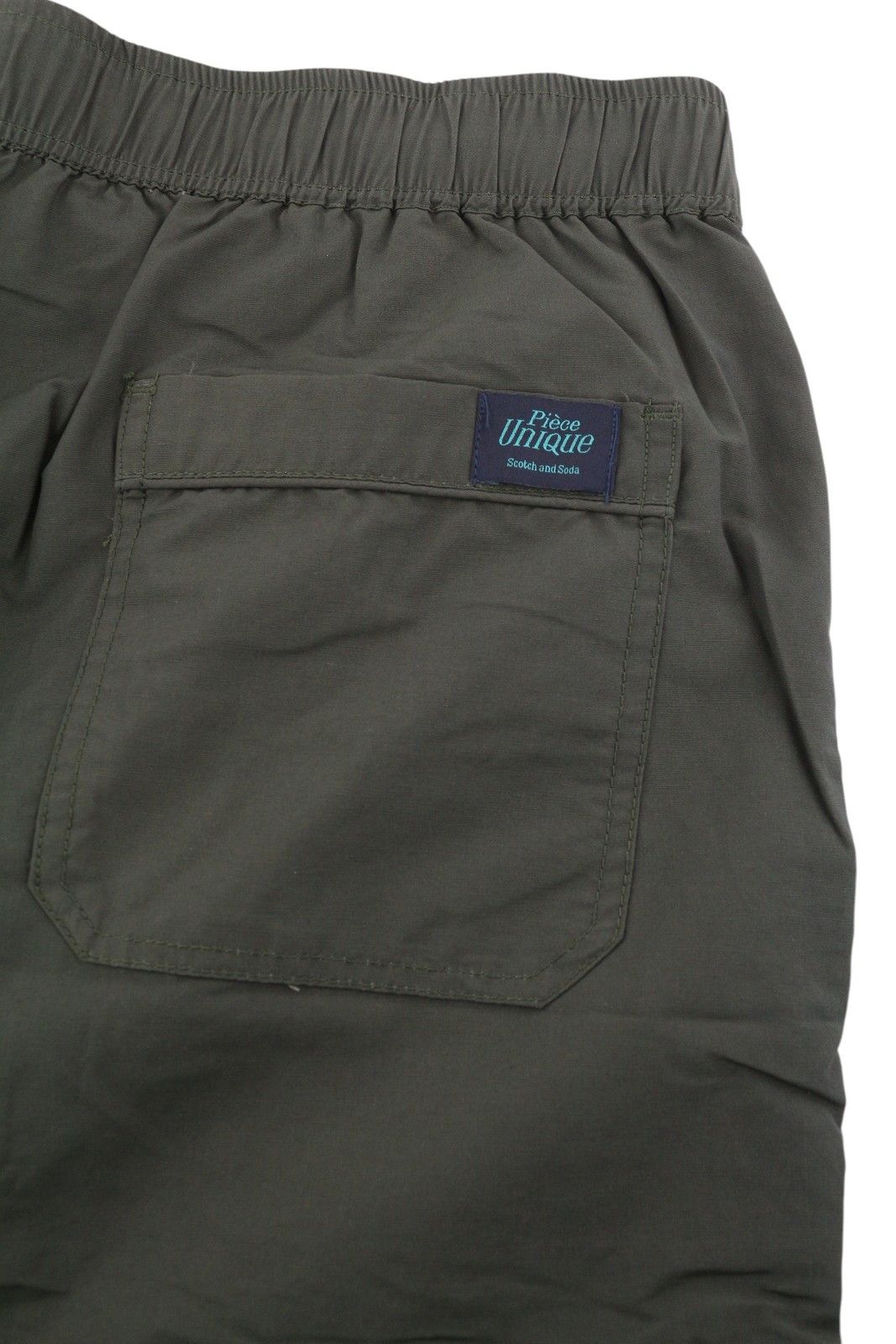 Scotch & Soda W30 Dark Khaki Elastic Waist Mesh Lined 84269 Size US 30 / EU 46 - 5 Thumbnail