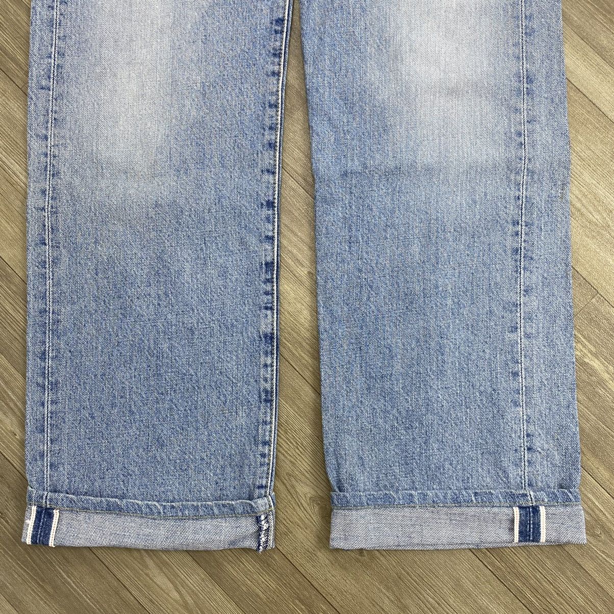 Levi's Vintage Clothing 🇯🇵 1990s Vintage Levis 702xx Selvedge Buckle Back Faded Jeans Size US 30 / EU 46 - 12 Thumbnail