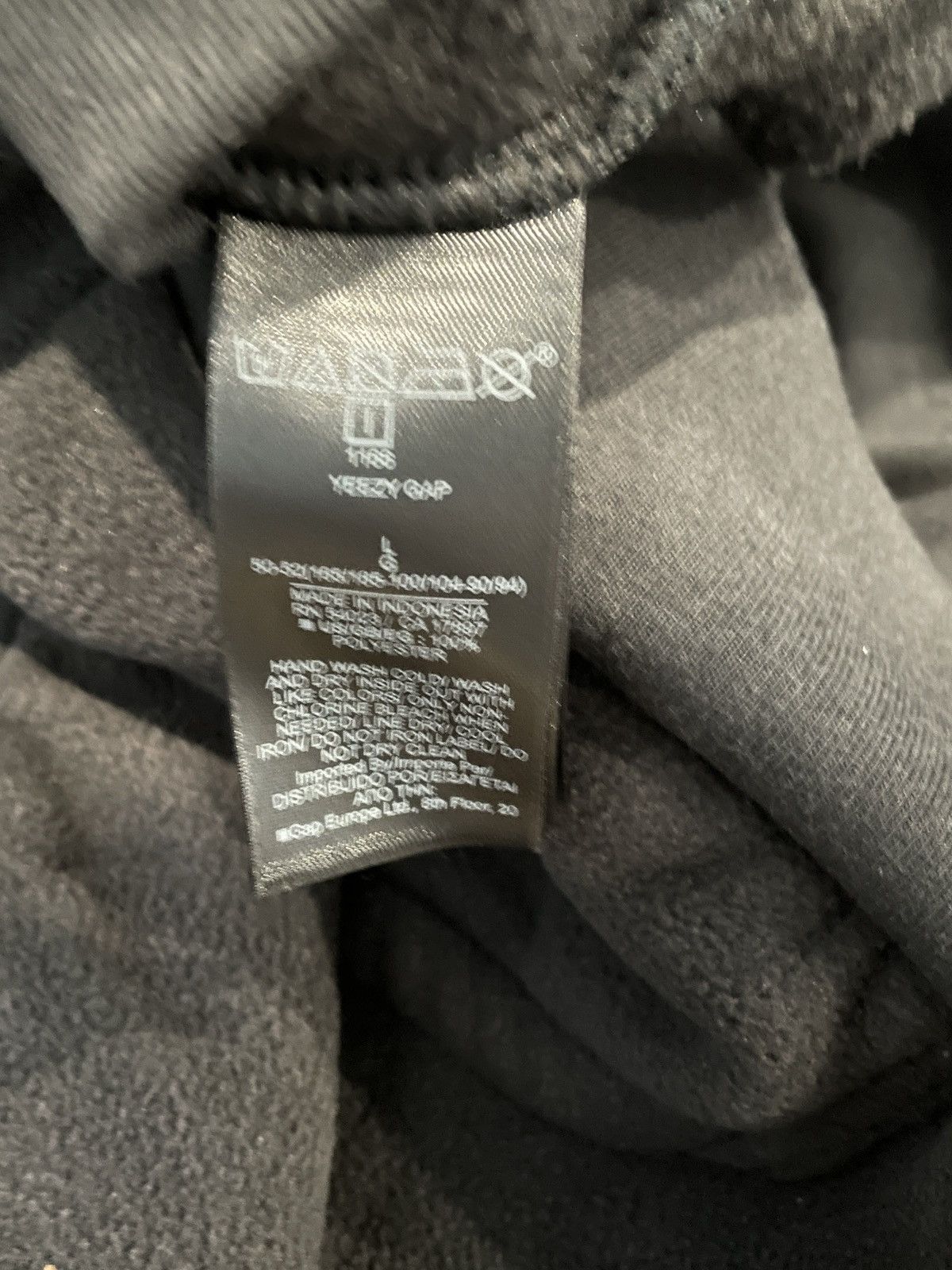 Balenciaga × Gap × Kanye West Yeezy Gap Black Polar Fleece Sweatsuit Large & Medium Size US L / EU 52-54 / 3 - 6 Thumbnail