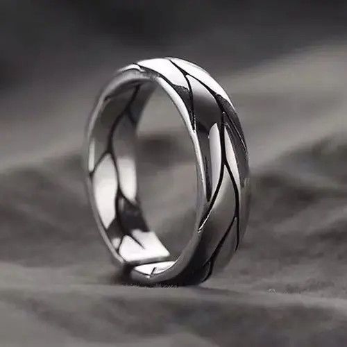 Designer × Jewelry Classic Punk Ring Size ONE SIZE - 3 Thumbnail