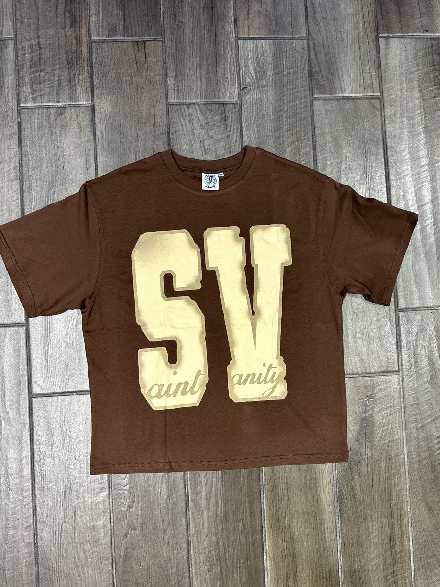 Saint Vanity SAINT VANITY SV TEE BROWN Size US M / EU 48-50 / 2 - 1 Thumbnail