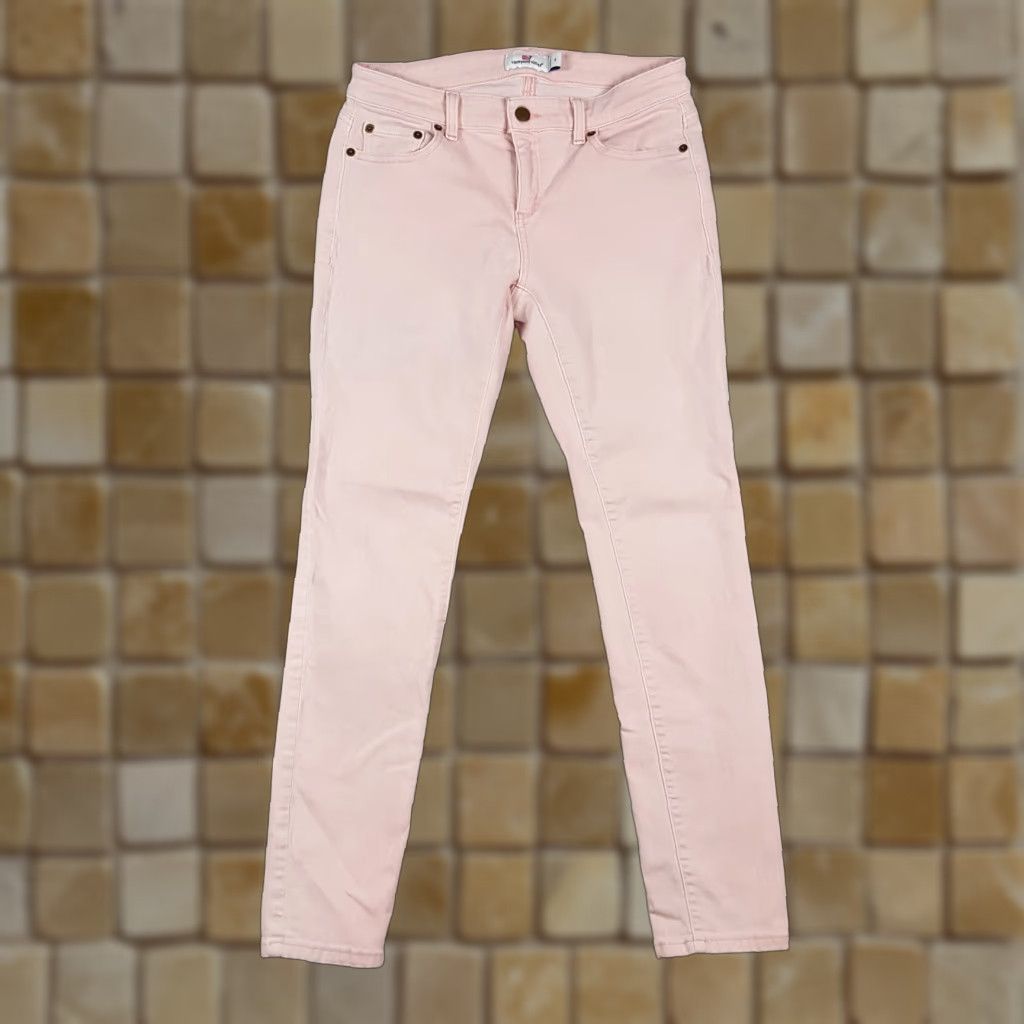 Vineyard Vines VINTAGE Vineyard Vines Pants Tapered Slim Low Rise Pink 4 Women Adult Regular Size 4 Boho 00s Outdoor Mens Womens? Size 27" / US 4 / IT 40 - 1 Thumbnail