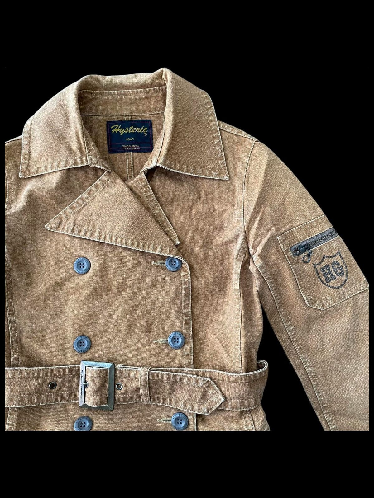 Hysteric Glamour Hysteric Glamour Heavy Canvas Trench Coat – Brown Size US M / EU 48-50 / 2 - 8 Thumbnail