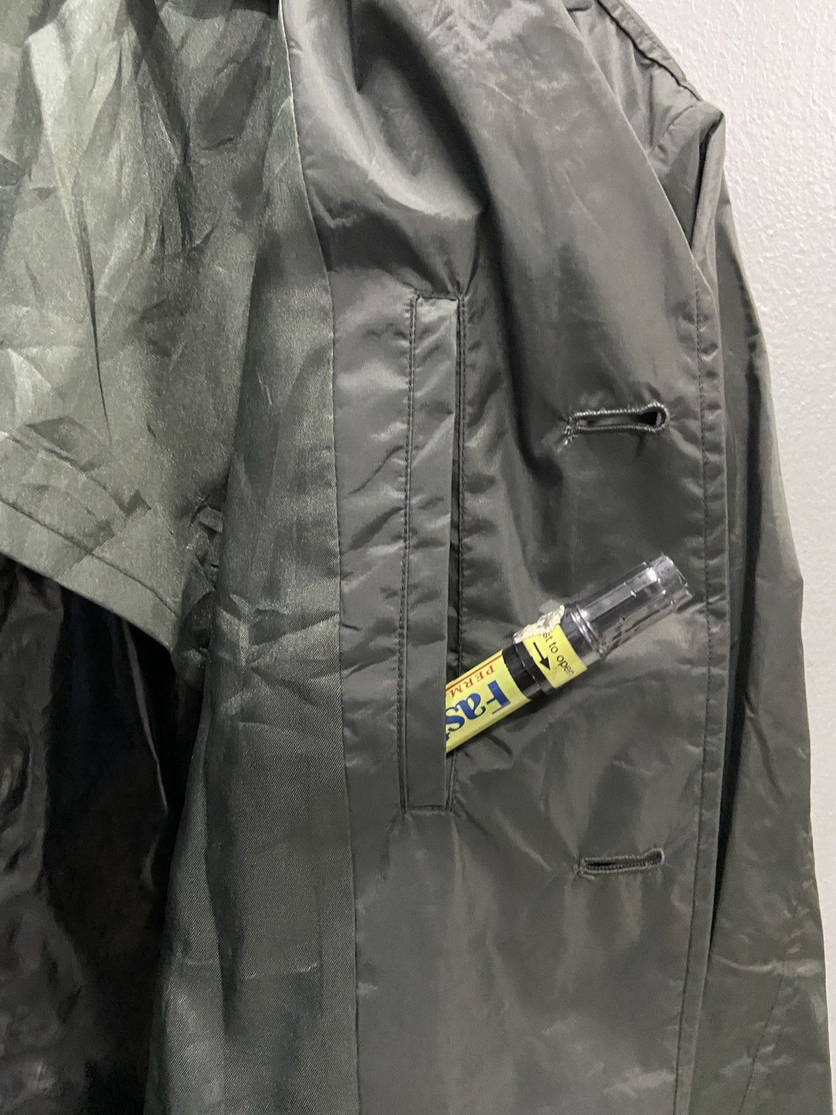 Issey Miyake IY BASICS BY ISSEY MIYAKE BUTTON UP NYLON JACKET Size US M / EU 48-50 / 2 - 6 Thumbnail