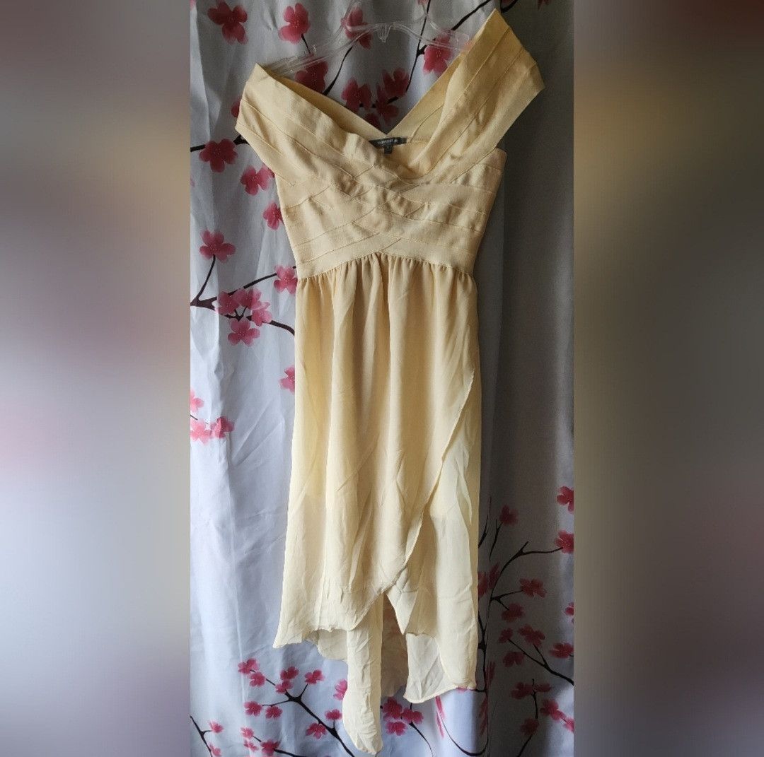 WOW Couture NWOT Wow Couture Ivory Elizabeth High Low Bandage Dress S Size S / US 4 / IT 40 - 1 Thumbnail
