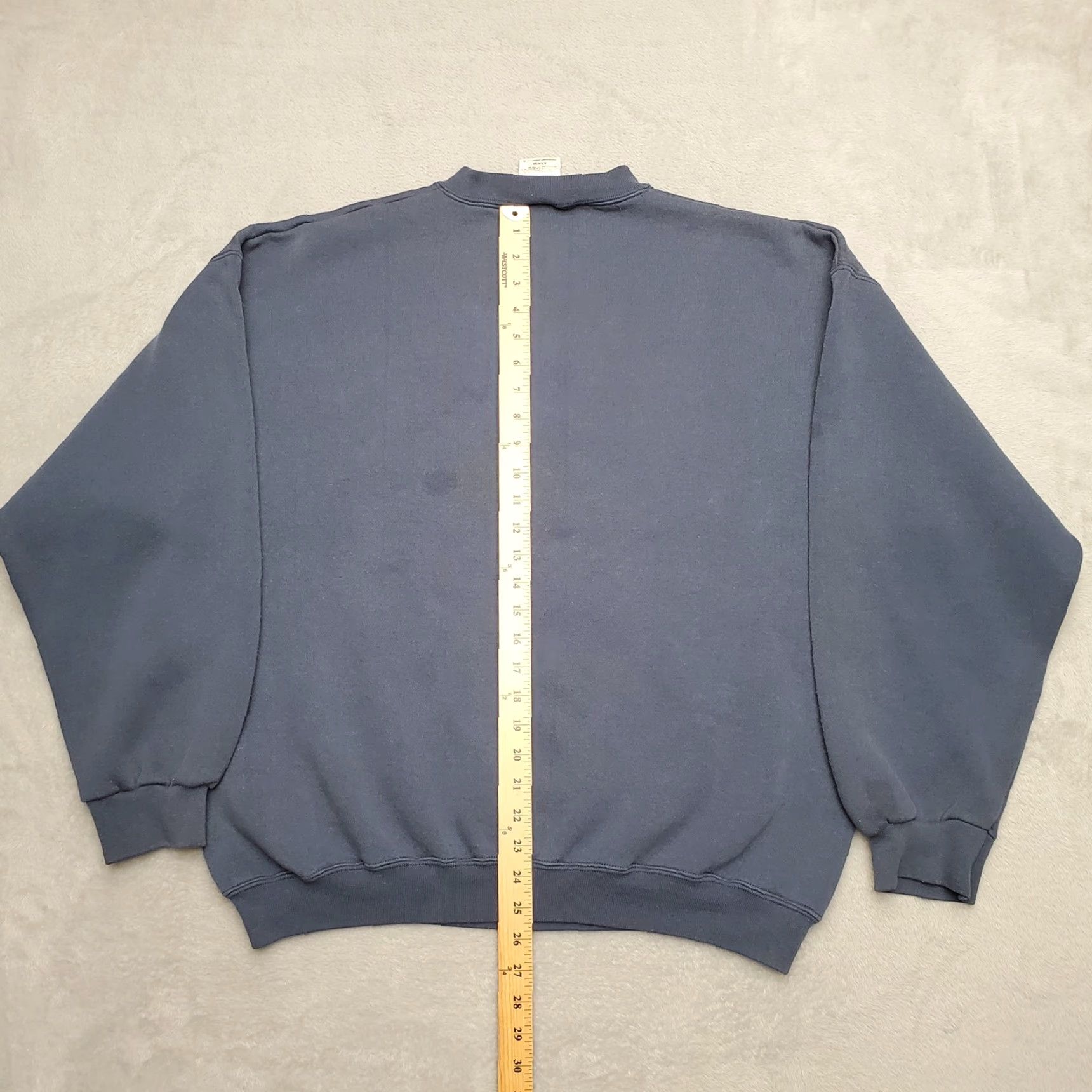 Tultex VINTAGE Sea World Sweatshirt Mens XL Blue Nature Outdoors Crewneck Made in USA Size US XL / EU 56 / 4 - 6 Thumbnail