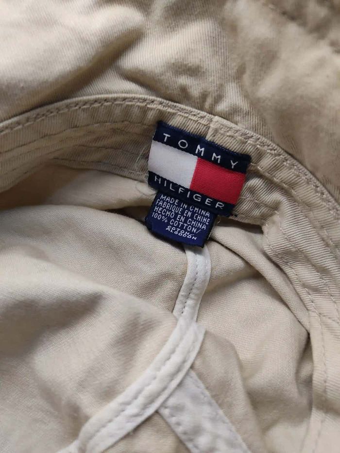 Tommy Hilfiger × Vintage Tommy Hilfiger Distressed Style Bucket Hat Size ONE SIZE - 4 Thumbnail