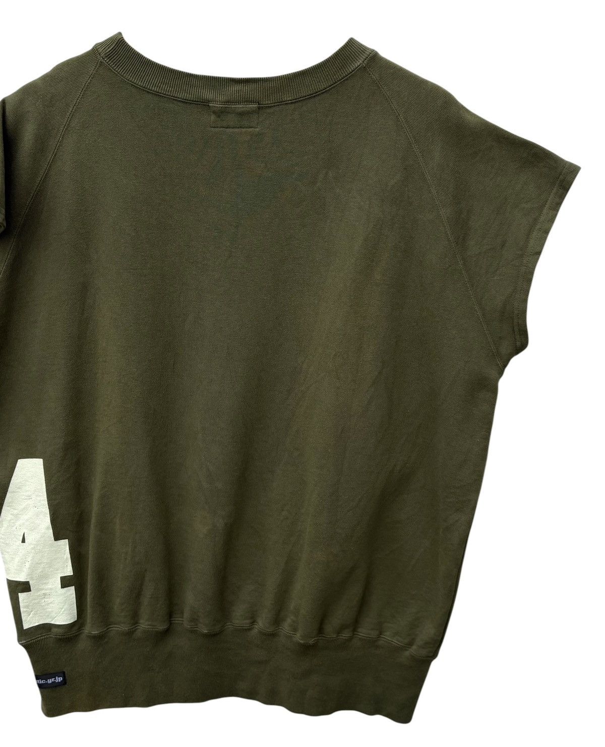 Japanese Brand Acoustic Japan Sleeveless Machine Gun Logo Faded Sweatshirt Size US L / EU 52-54 / 3 - 14 Thumbnail