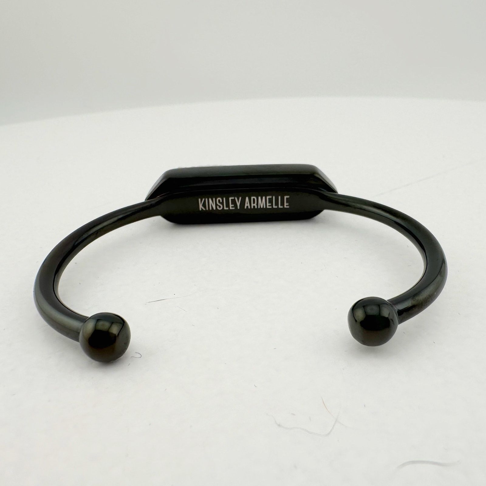 Other Black Ondine White Quartz Bangle Bracelet Size ONE SIZE - 3 Thumbnail