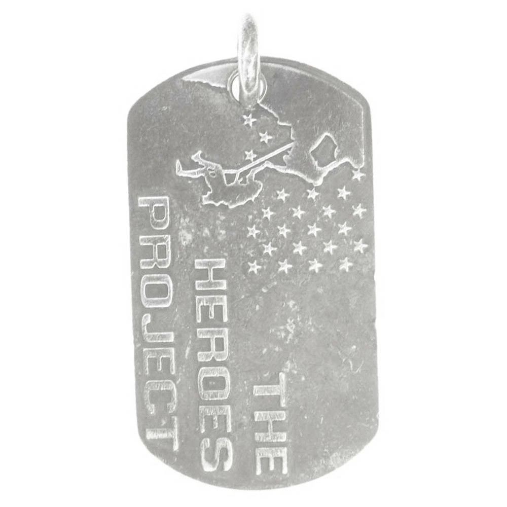 CHROME HEARTS USA HEROES PROJECT LARGE DOG TAG