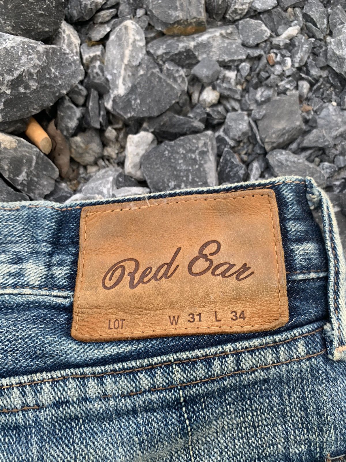 Kapital RED EAR PAUL SMITH SELVEDGE JAPANESE DISTRESSED DENIM Size US 32 / EU 48 - 11 Thumbnail