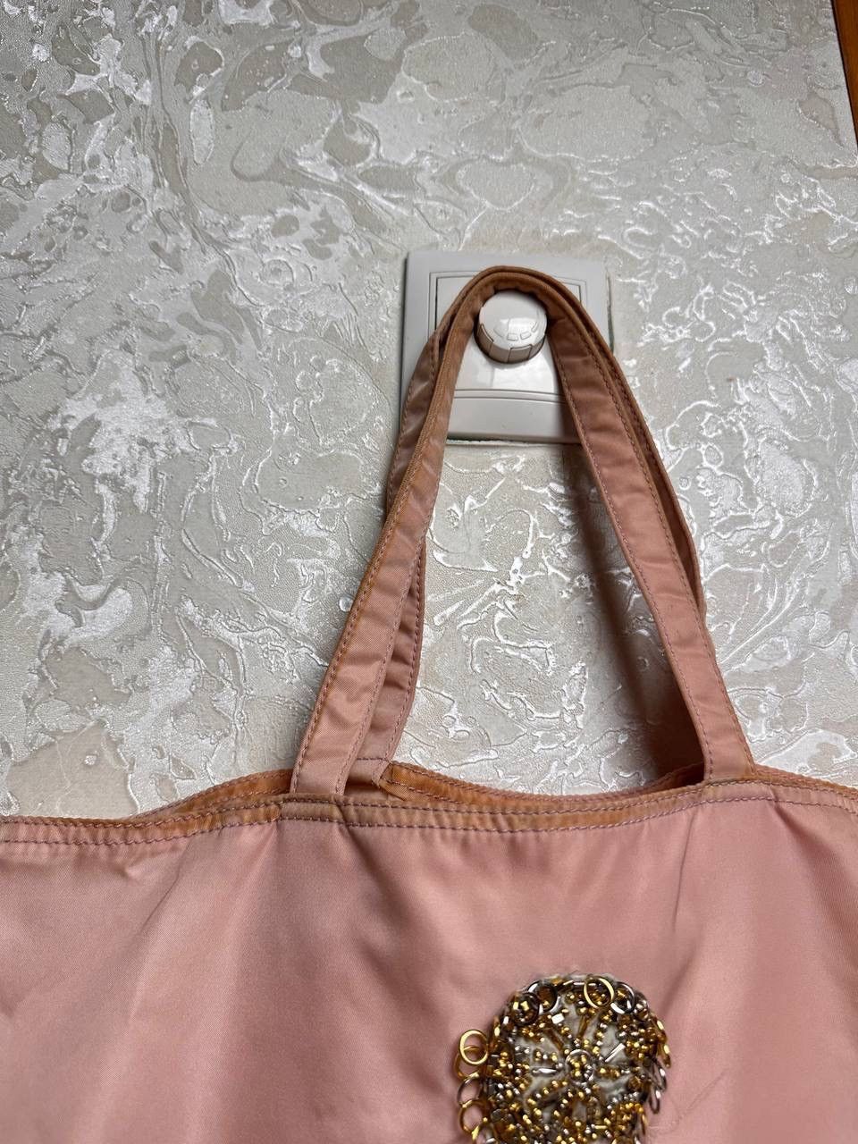 Prada RARE PRADA Pink Tessuto Nylon Robot Tote Bag Y2K Vintage Size ONE SIZE - 12 Thumbnail