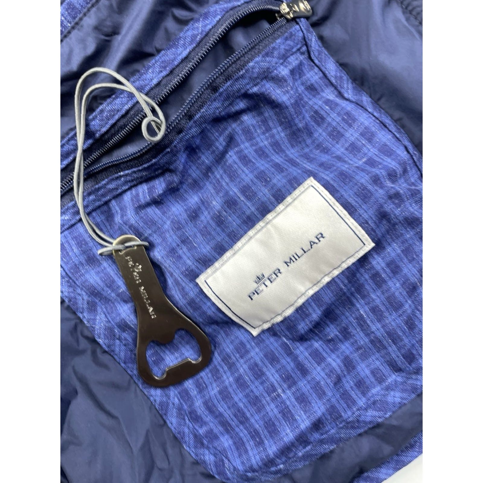 Peter Millar Peter Millar Vest Countryside Wool Silk/Linen Blend Blue Plaid Men’s Large Size US L / EU 52-54 / 3 - 6 Thumbnail