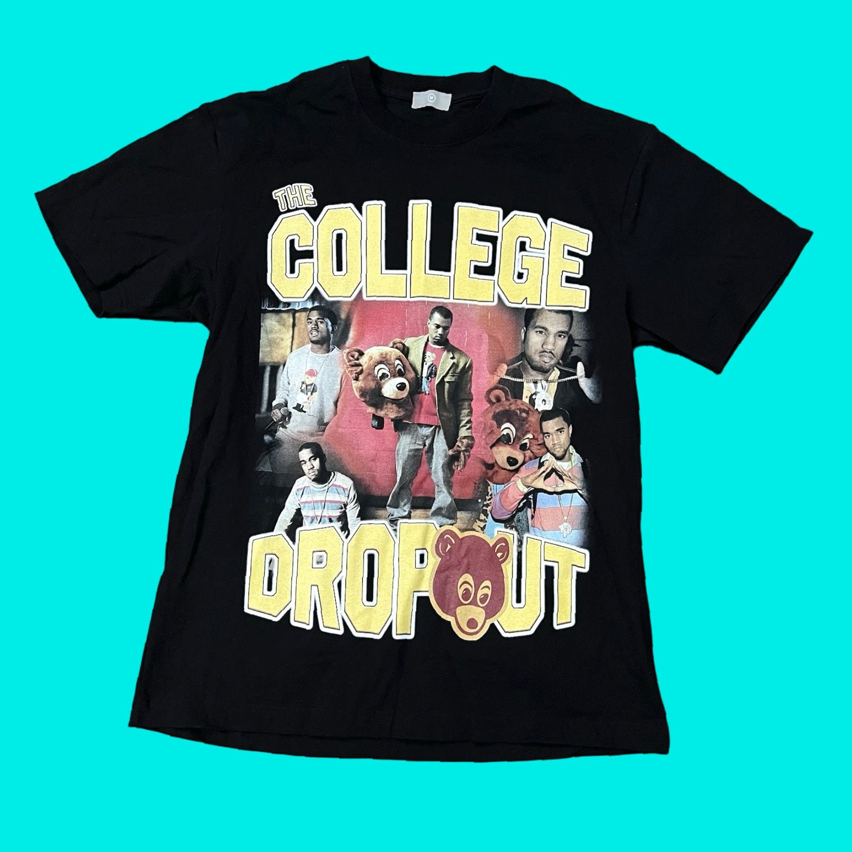 Vintage VINTAGE Kanye West College Dropout T Shirt Mens M Rap Tee AOP Ye Promo Shirt Size US M / EU 48-50 / 2 - 1 Thumbnail