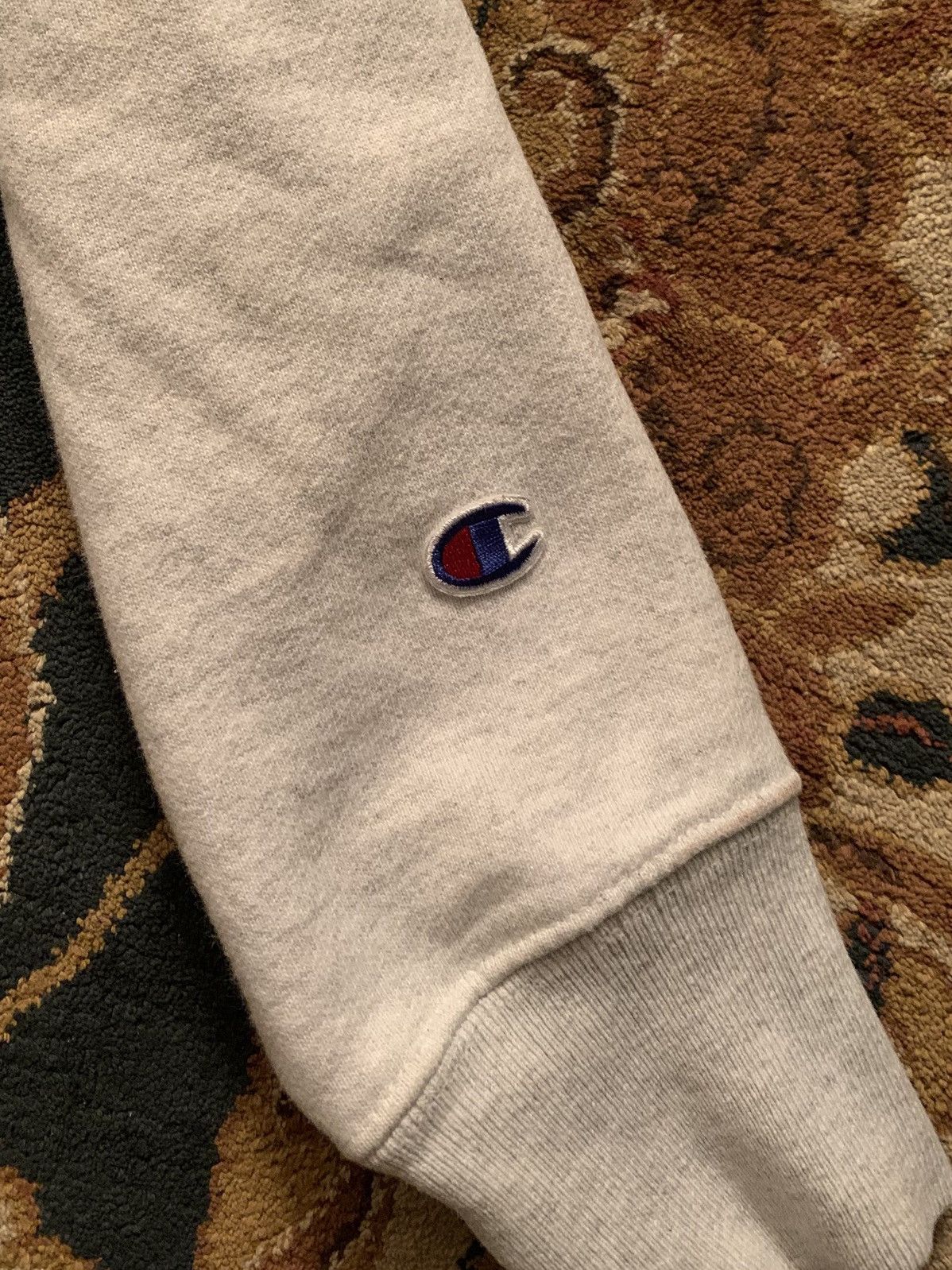 Champion Vintage Y2K Champion Reverse Weave Light Grey LS Sweatshirt Size M / US 6-8 / IT 42-44 - 4 Thumbnail
