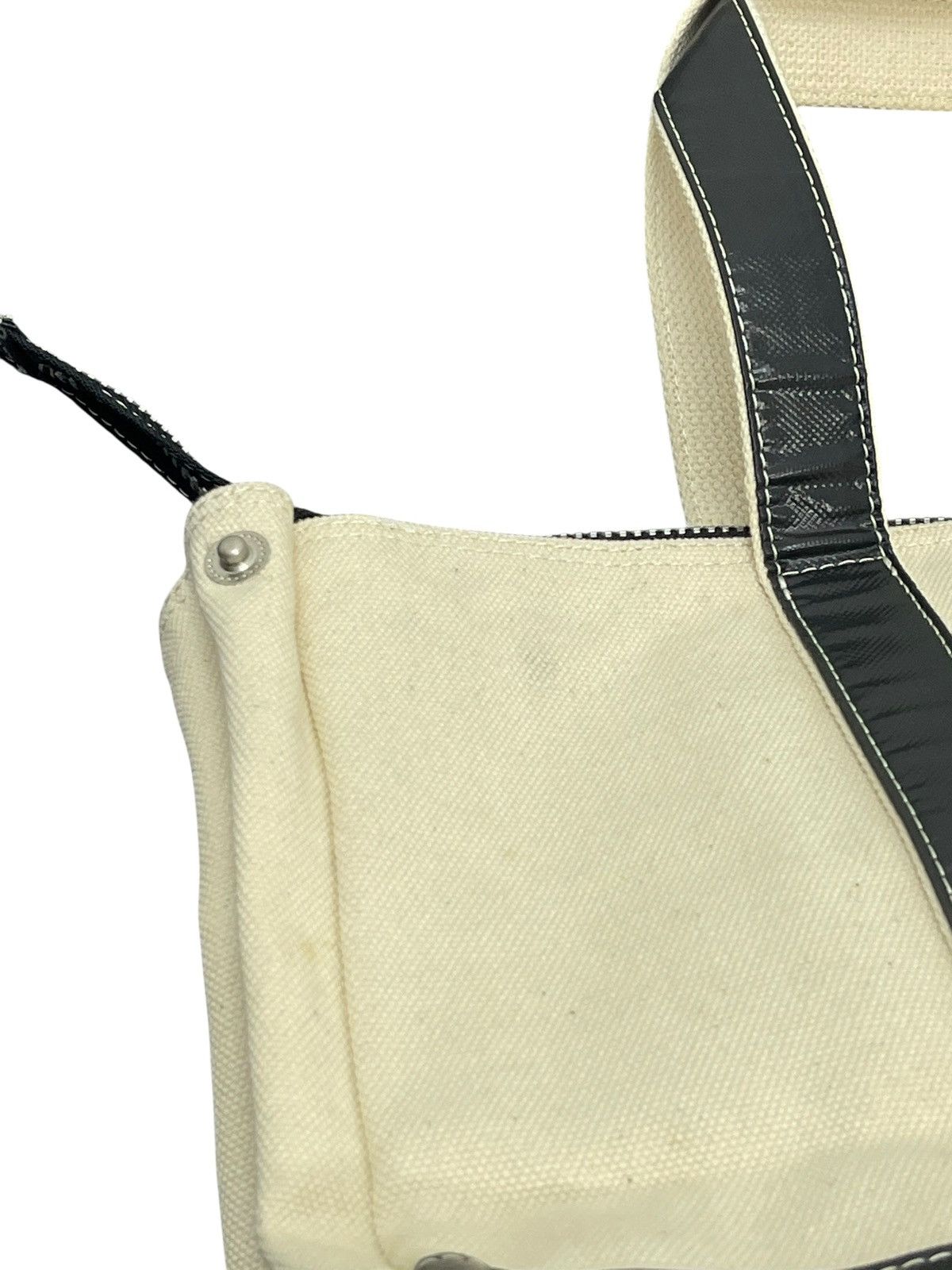 Comme des Garcons × Stussy Canvas Slow Japan Tote Bag prada julius dior cdg amiri 1🟩0 Size ONE SIZE - 18 Thumbnail