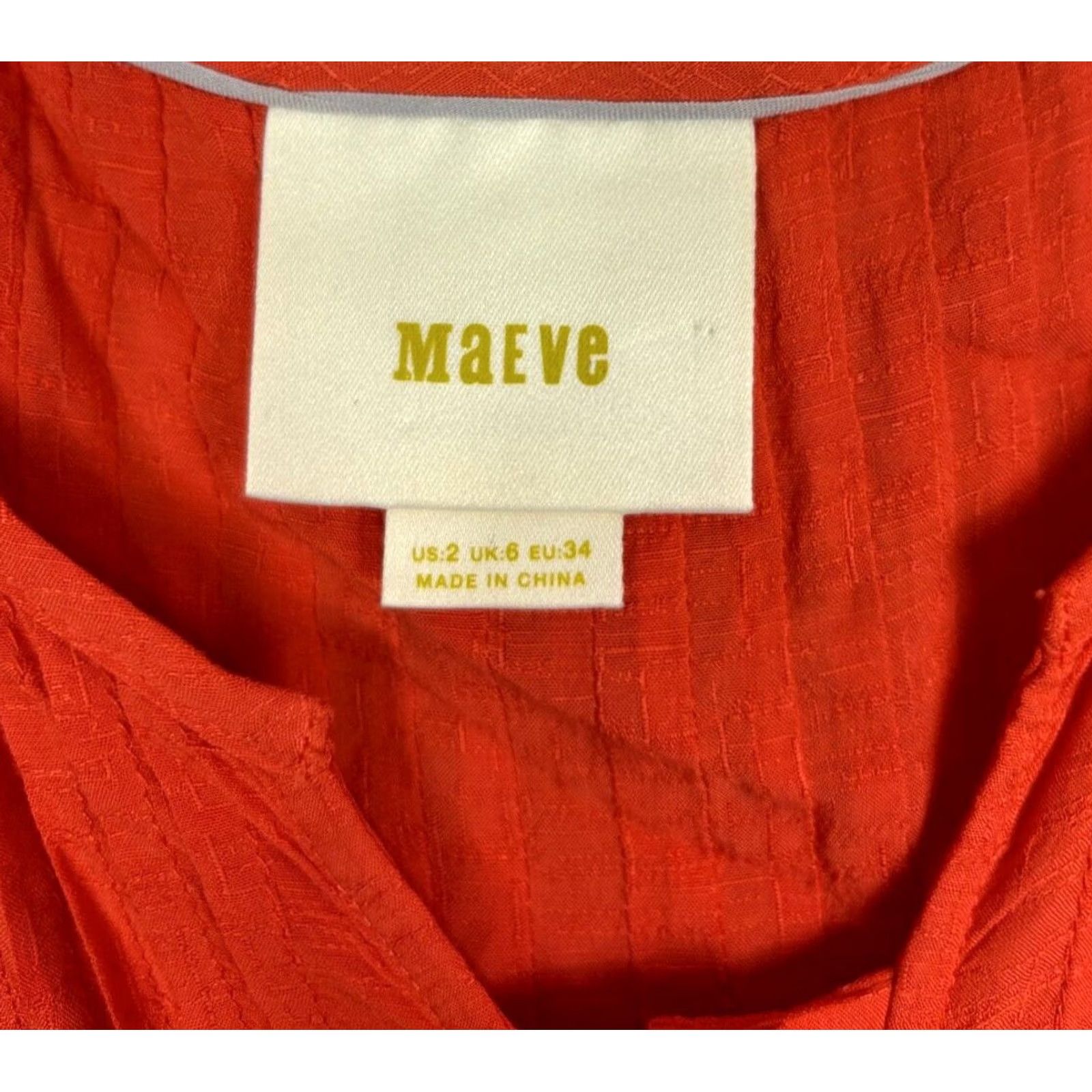 Vintage Maeve Women 2 Peplum Blouse Button Up Tank Sleeveless Flare Pleated Size XS / US 0-2 / IT 36-38 - 2 Thumbnail