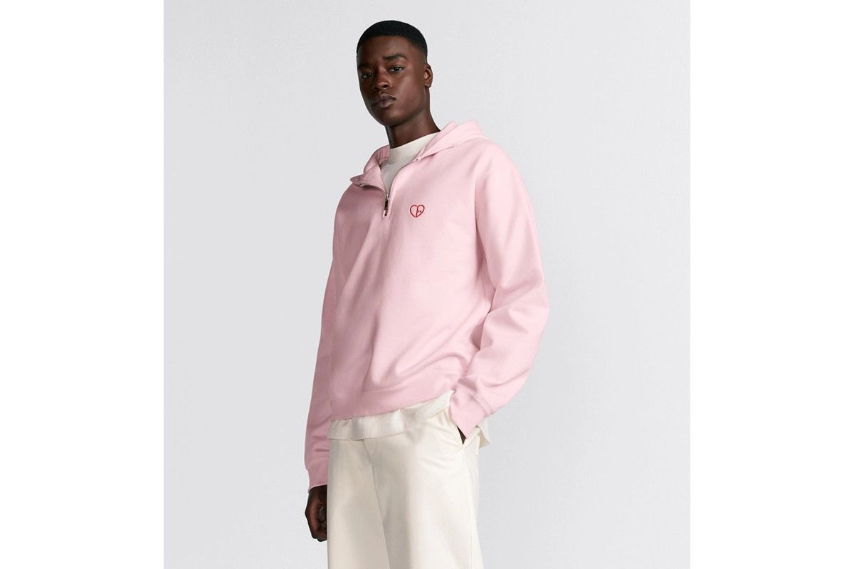 Dior o1bcso1str0226 Relaxed-Fit Hooded Sweatshirt in Pink Size US S / EU 44-46 / 1 - 4 Thumbnail
