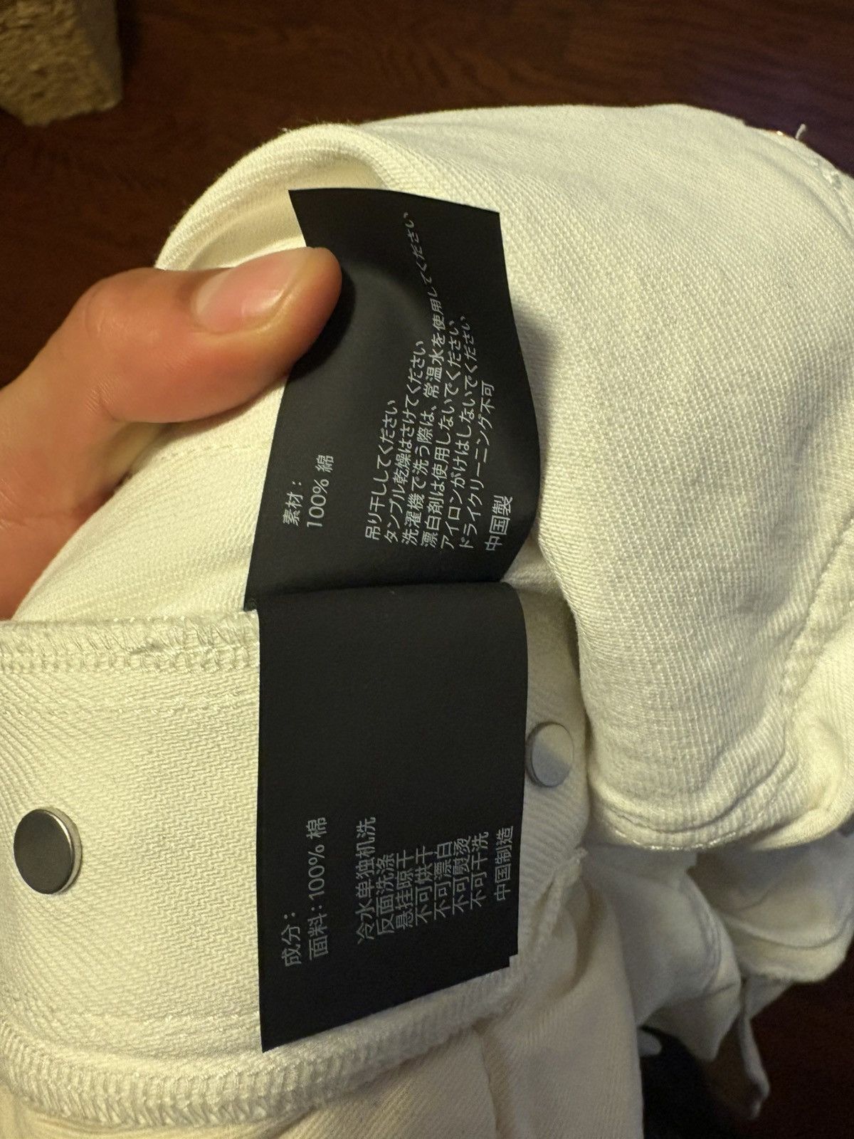 Purple Brand Purple Brand White Denim Shorts Snap Button Size US 28 / EU 44 - 17 Thumbnail