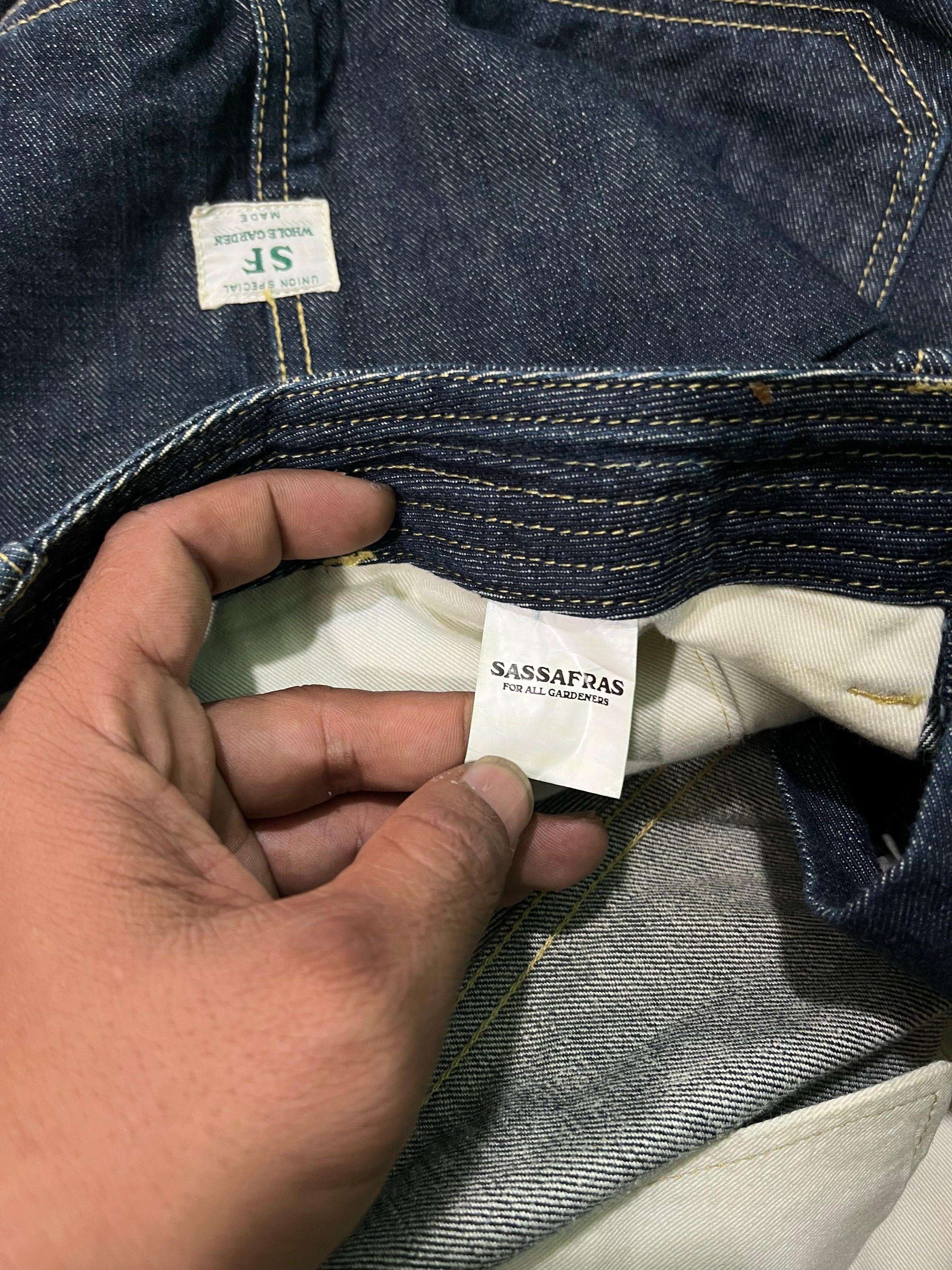 Sassafras Sassafras Fall Leaf Gardener Denim Size US 34 / EU 50 - 8 Thumbnail