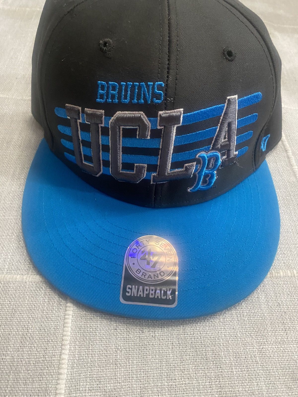 NCAA UCLA Bruins SnapBack Hat 47 Brand Adjustable Gray Blue Size ONE SIZE - 1 Thumbnail