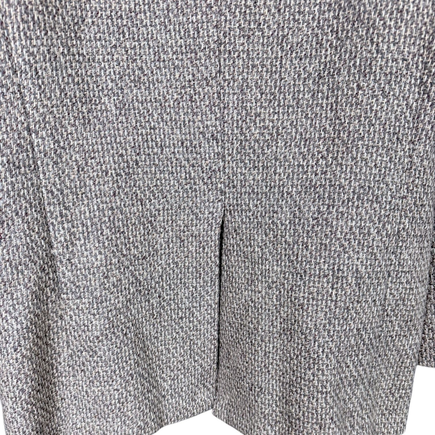 Cerruti 1881 Vintage Nino Cerruti Rue Royale Gray Tweed Blazer USA 42R Size 42R - 8 Thumbnail