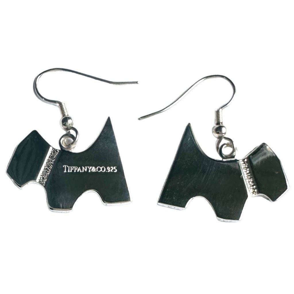 Tiffany & Co. TIFFANY & CO. Earrings Pendant Scottie Terrier Dog Sterling Size ONE SIZE - 4 Thumbnail