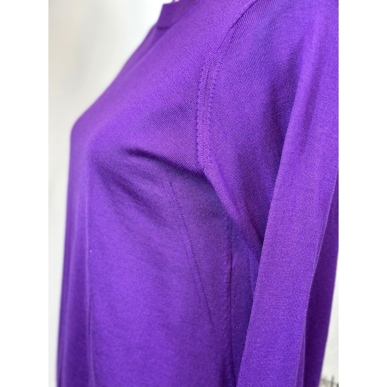 Zadig & Voltaire Zadig & Voltaire Emma We Goa Purple Merino Wool Sweater L Size L / US 10 / IT 46 - 14 Thumbnail