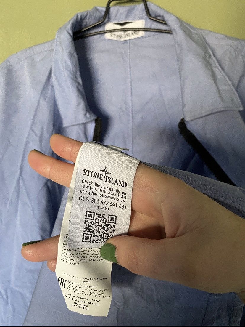 Stone Island STONE ISLAND GARMENT DYED ZIP POCKET OVERSHIRT Size US XL / EU 56 / 4 - 12 Thumbnail