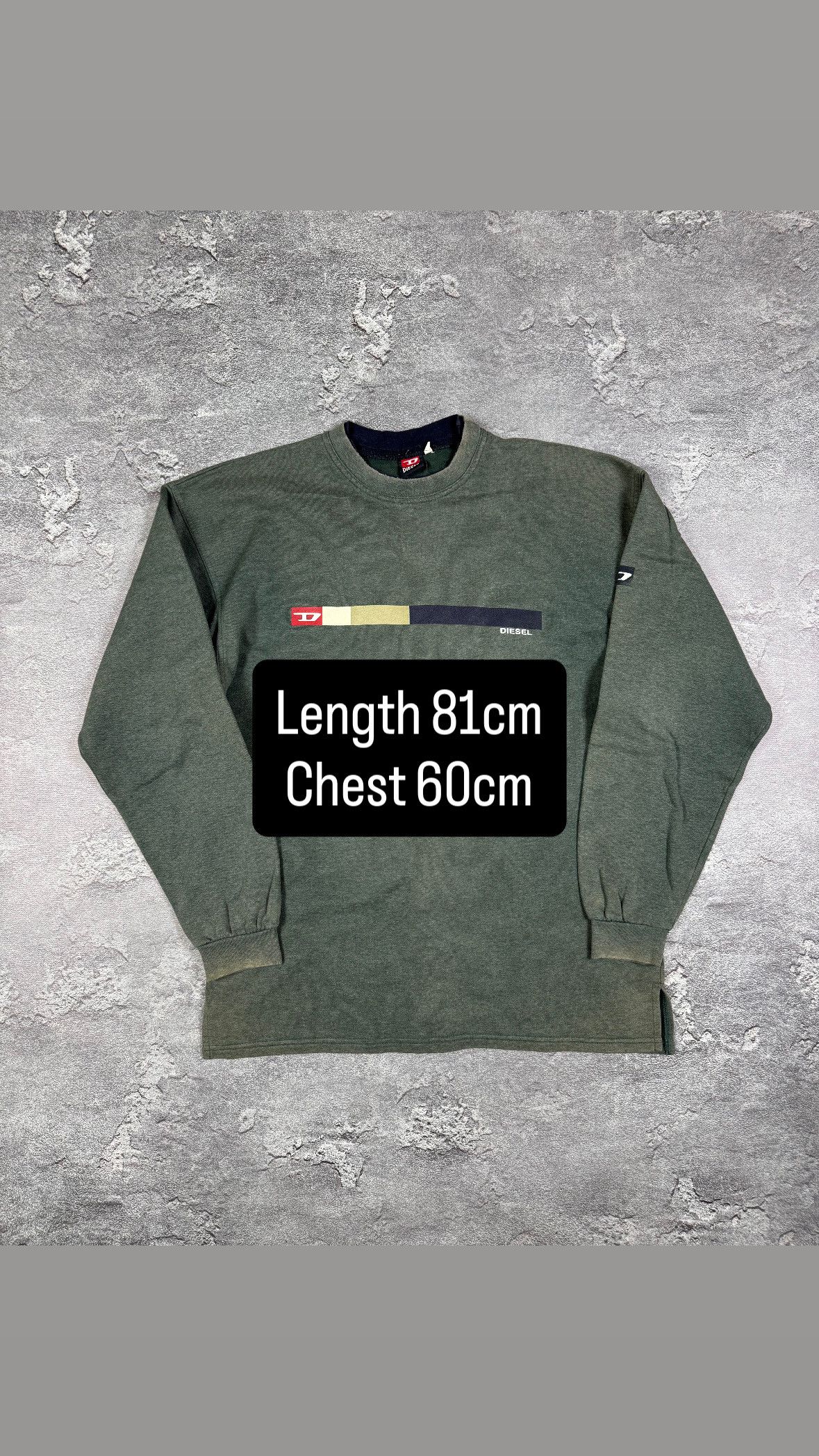 Diesel Diesel 2000s Vintage Sweatshirt Size M Streetwear Retro Size US XL / EU 56 / 4 - 2 Thumbnail