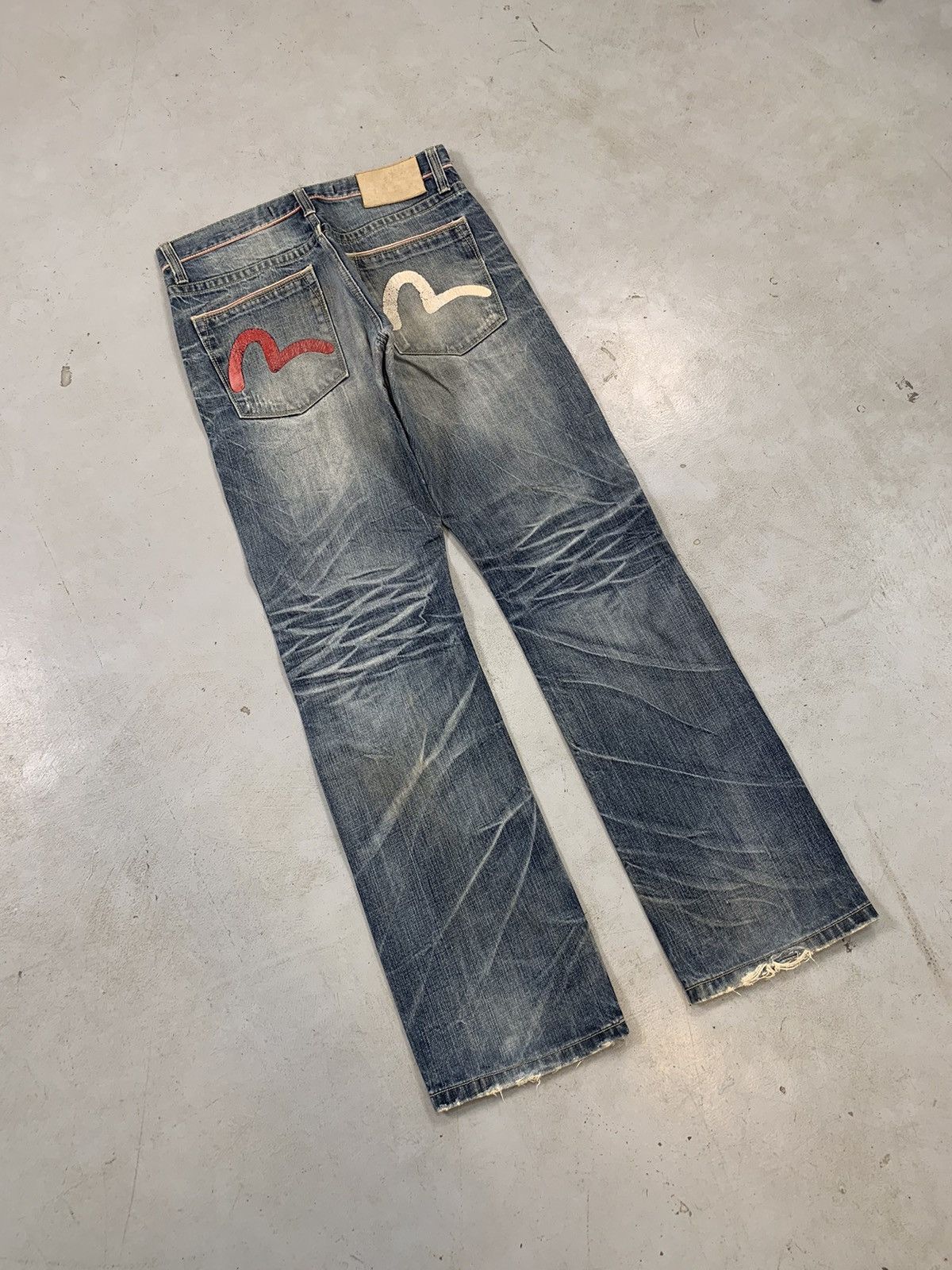 Japanese Brand Vintage Evisu inspired denim Size US 34 / EU 50 - 1 Thumbnail