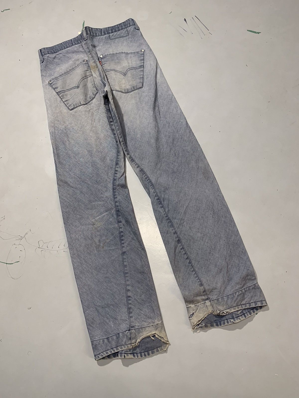 Levi's Vintage Levi’s engineer jeans denim custom Size US 32 / EU 48 - 4 Thumbnail