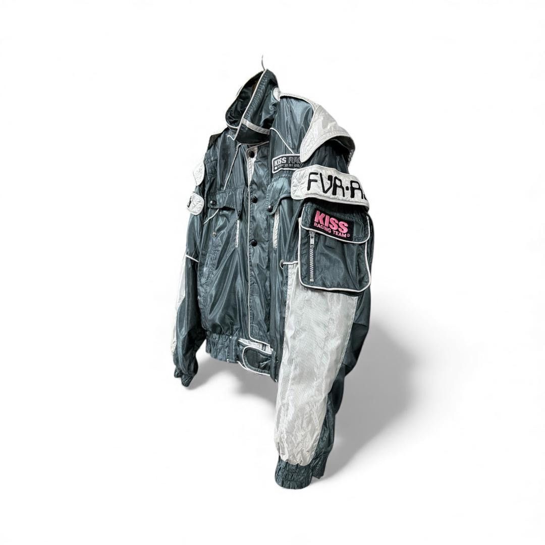 KISS VTG💥Kiss Racing Team Ridding Jacket Sport Specialist Motor Size US L / EU 52-54 / 3 - 4 Thumbnail