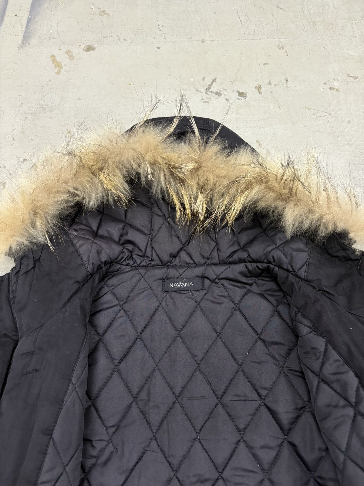 Navana if six was nine LGB quilted fur hoodie vkei jacket