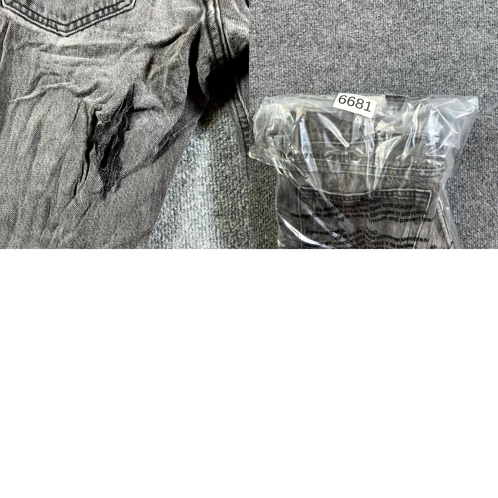 H&M H&M Jeans Mens 30x32 Gray Denim Relaxed Straight Leg Shirt? Size US 30 / EU 46 - 10 Thumbnail