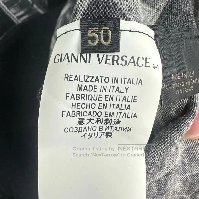 Versace Versace Black Wool Long Cardigan . Size US M / EU 48-50 / 2 - 5 Thumbnail