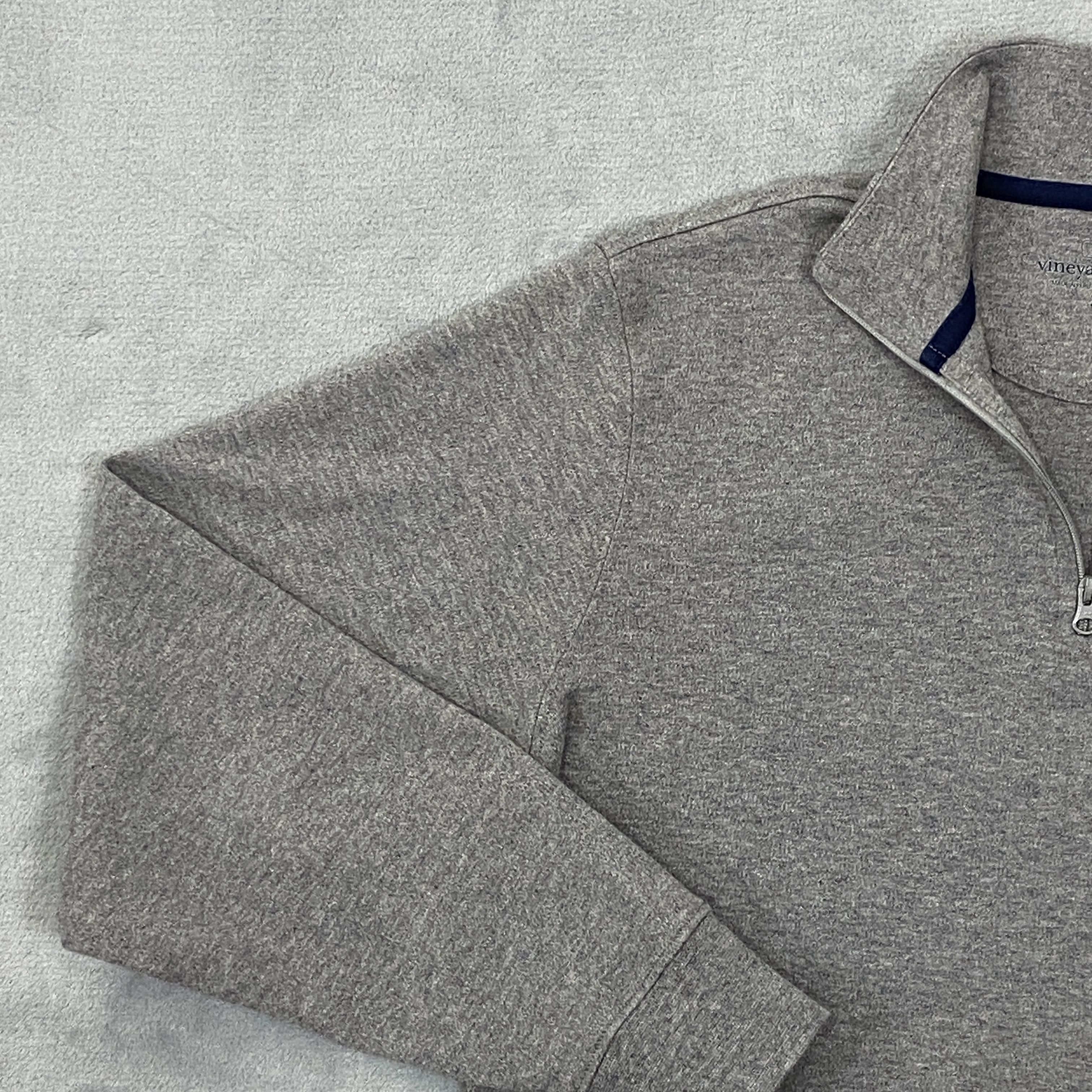 Vineyard Vines Men XS 1/4 Zip 100% Pima Cotton Whale Logo Long Sleeve Size US XS / EU 42 / 0 - 3 Thumbnail