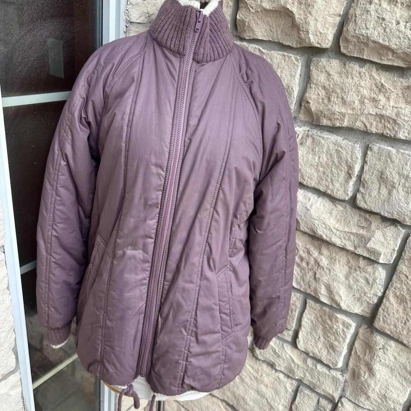 Other Purple and white vintage 90s zip-up sweater Size S / US 4 / IT 40 - 3 Thumbnail