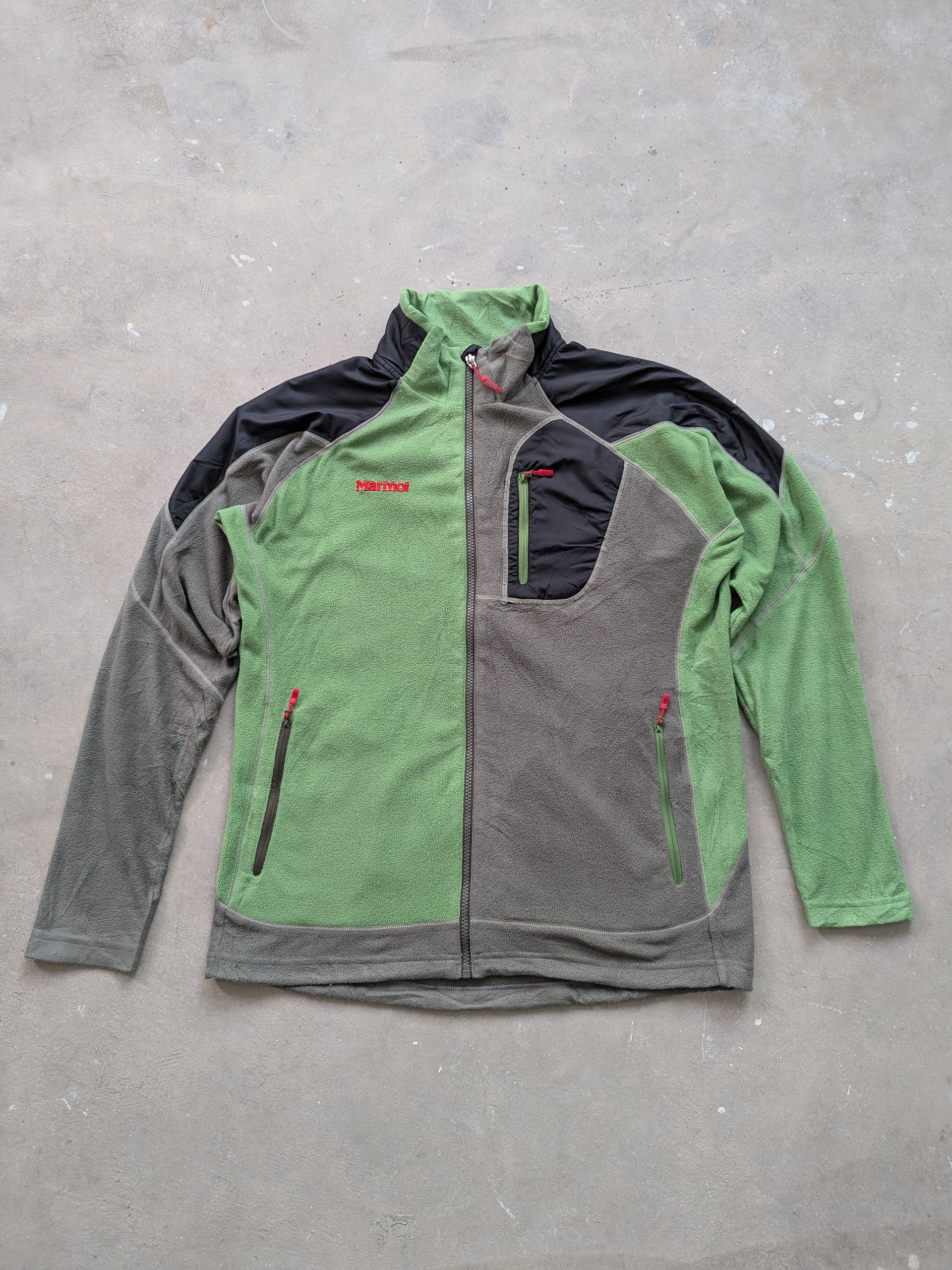 Descente × Marmot × Vintage Vintage Marmot Fleece Jacket Colour Block Size US M / EU 48-50 / 2 - 1 Thumbnail
