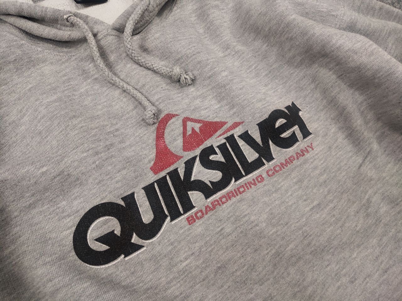 Quiksilver Quiksilver Vintage Big logo Gray Hoodie Skate Surf Y2K Style Size US L / EU 52-54 / 3 - 5 Thumbnail