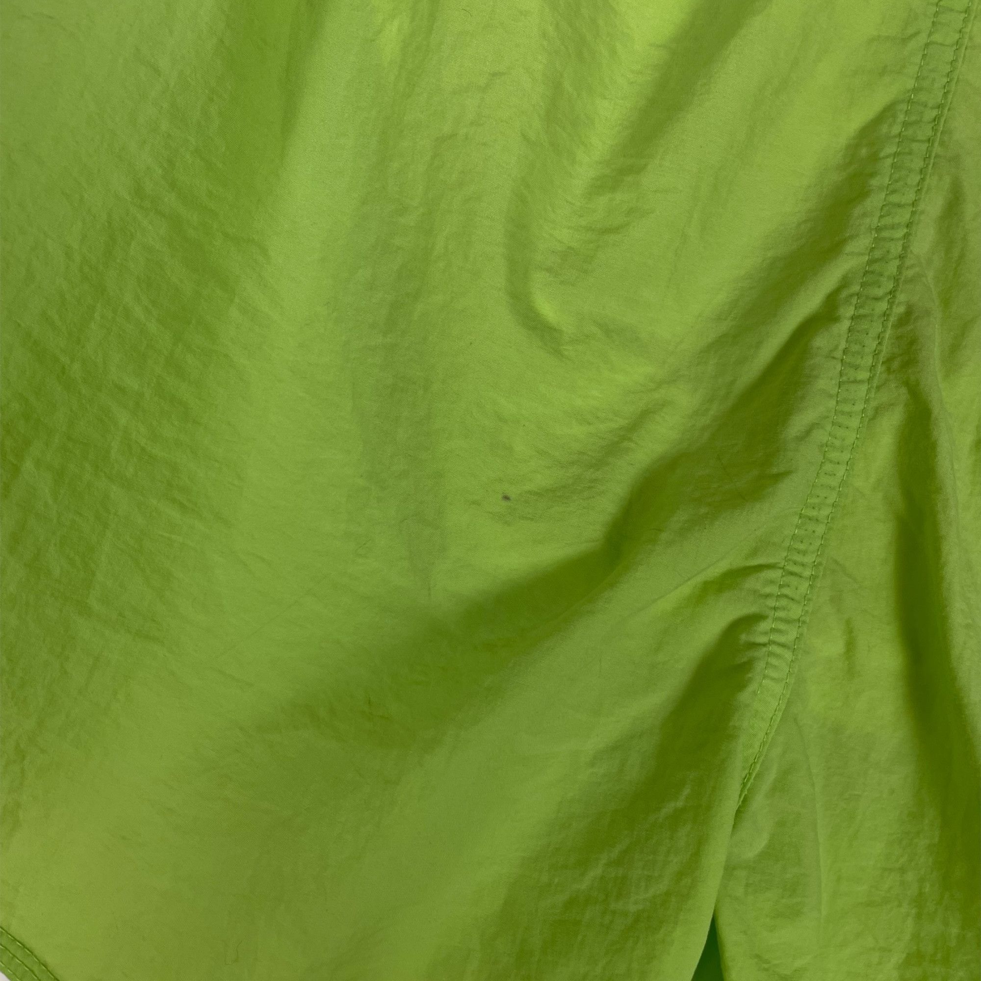 Nike Vintage 90s Nike Athletic Neon Green Running Swoosh Shorts Size US 32 / EU 48 - 6 Thumbnail