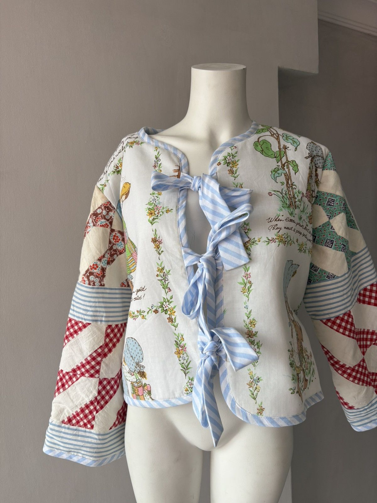 Vintage Patchwork jacket made in bangkok Size ONE SIZE - 6 Thumbnail