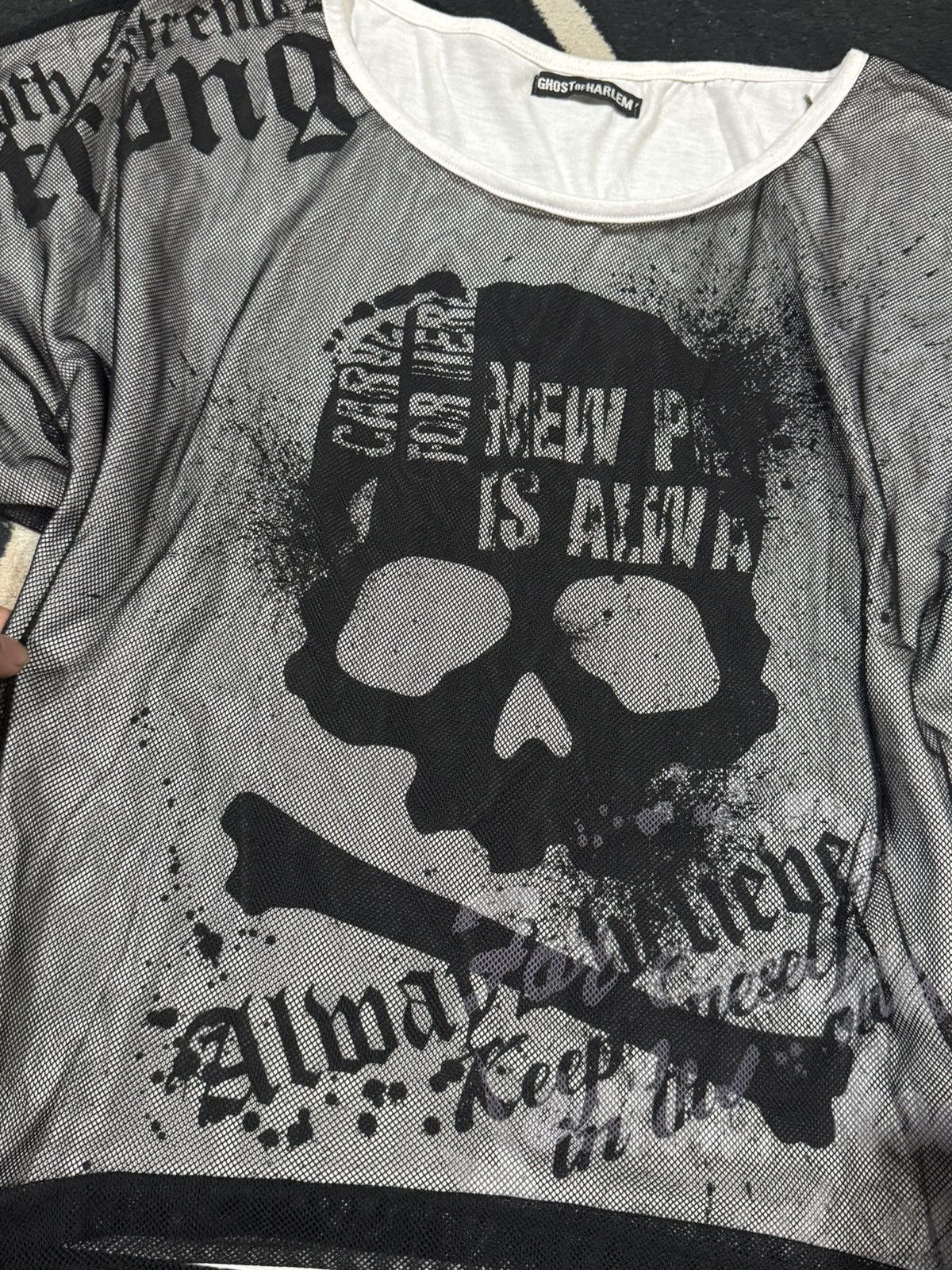Roen Gothic Punk Skulls Poem Ghost Of Harlem Tees Size US M / EU 48-50 / 2 - 5 Thumbnail