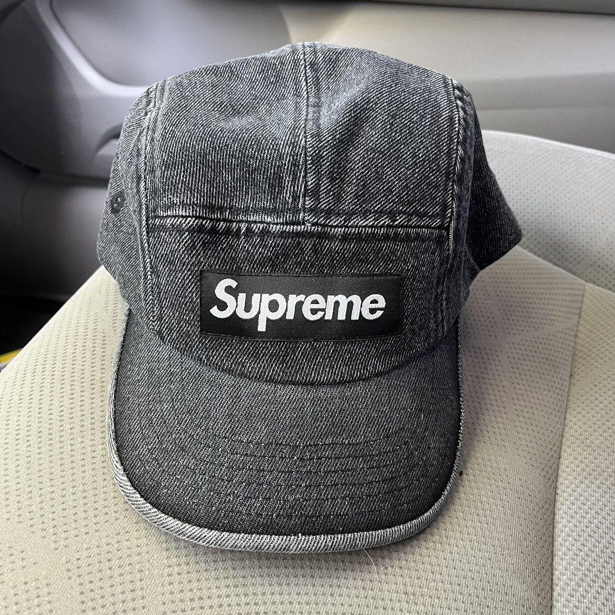 Supreme Supreme - Denim Camp Cap (FW22) - Black - New | Grailed