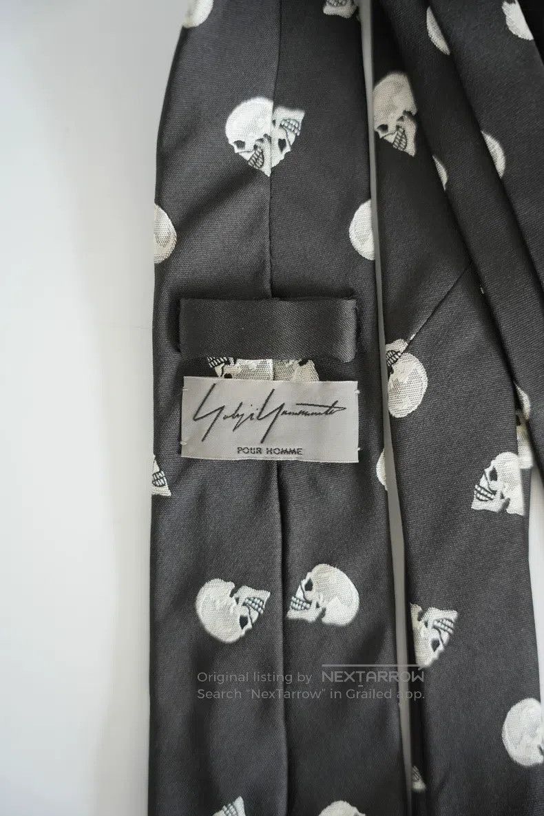Yohji Yamamoto Yohji Yamamoto Skull All Over Print Tie Size ONE SIZE - 3 Thumbnail