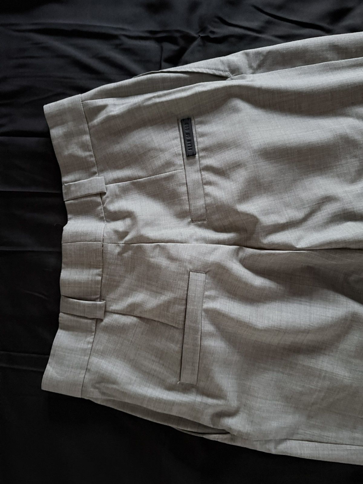 Fear of God Fear Of God Eternal Wide Leg Wool Trousers IT52 Grey Beige Size US 34 / EU 50 - 3 Thumbnail